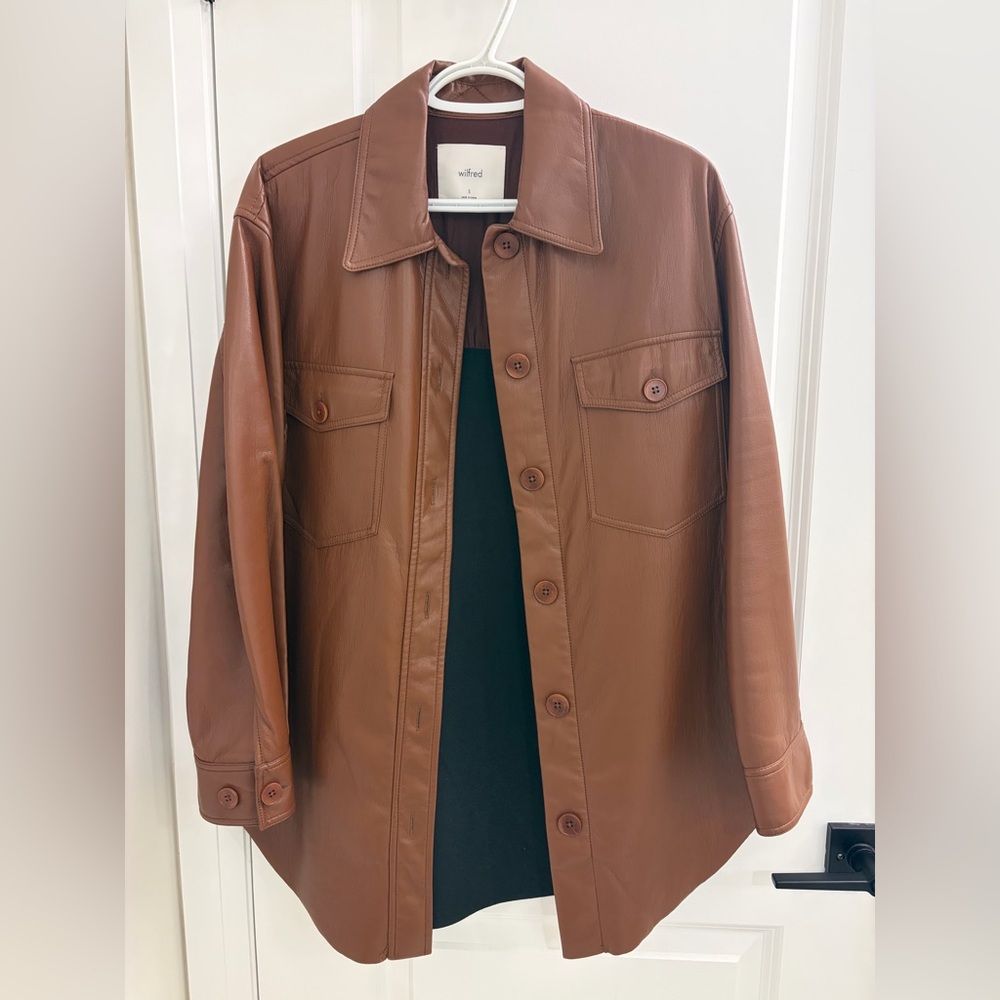 Wilfred Vegan Leather Shirt